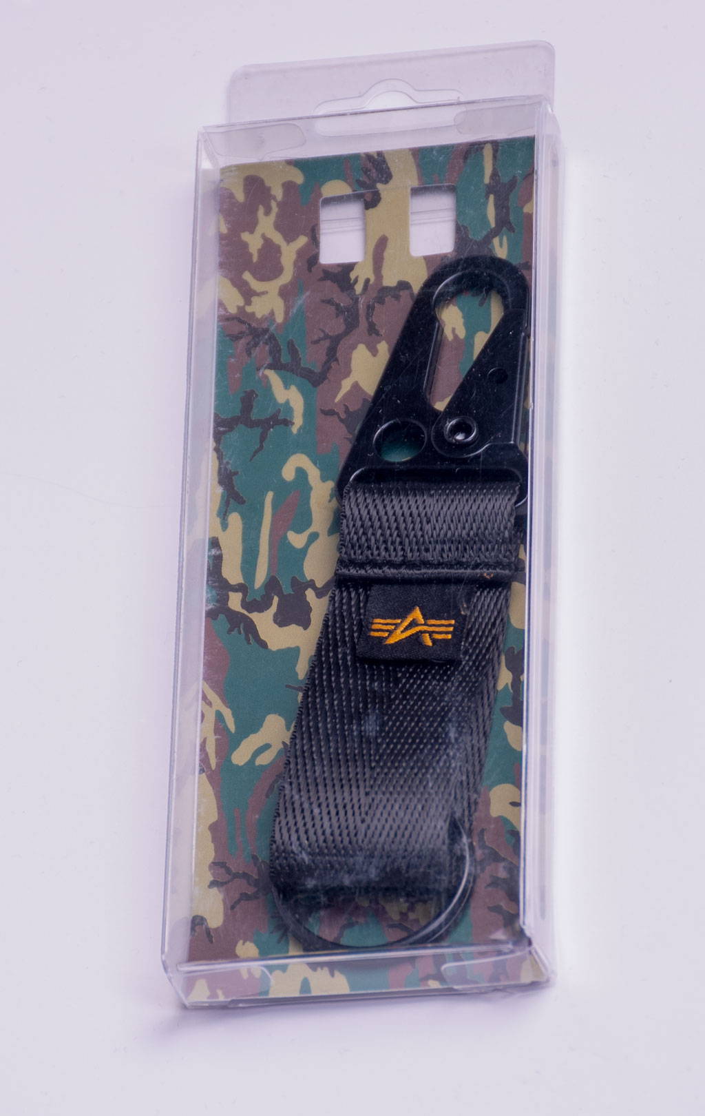 Брелок ALPHA INDUSTRIES ALPHA CARABINER FW 26/27 black 
