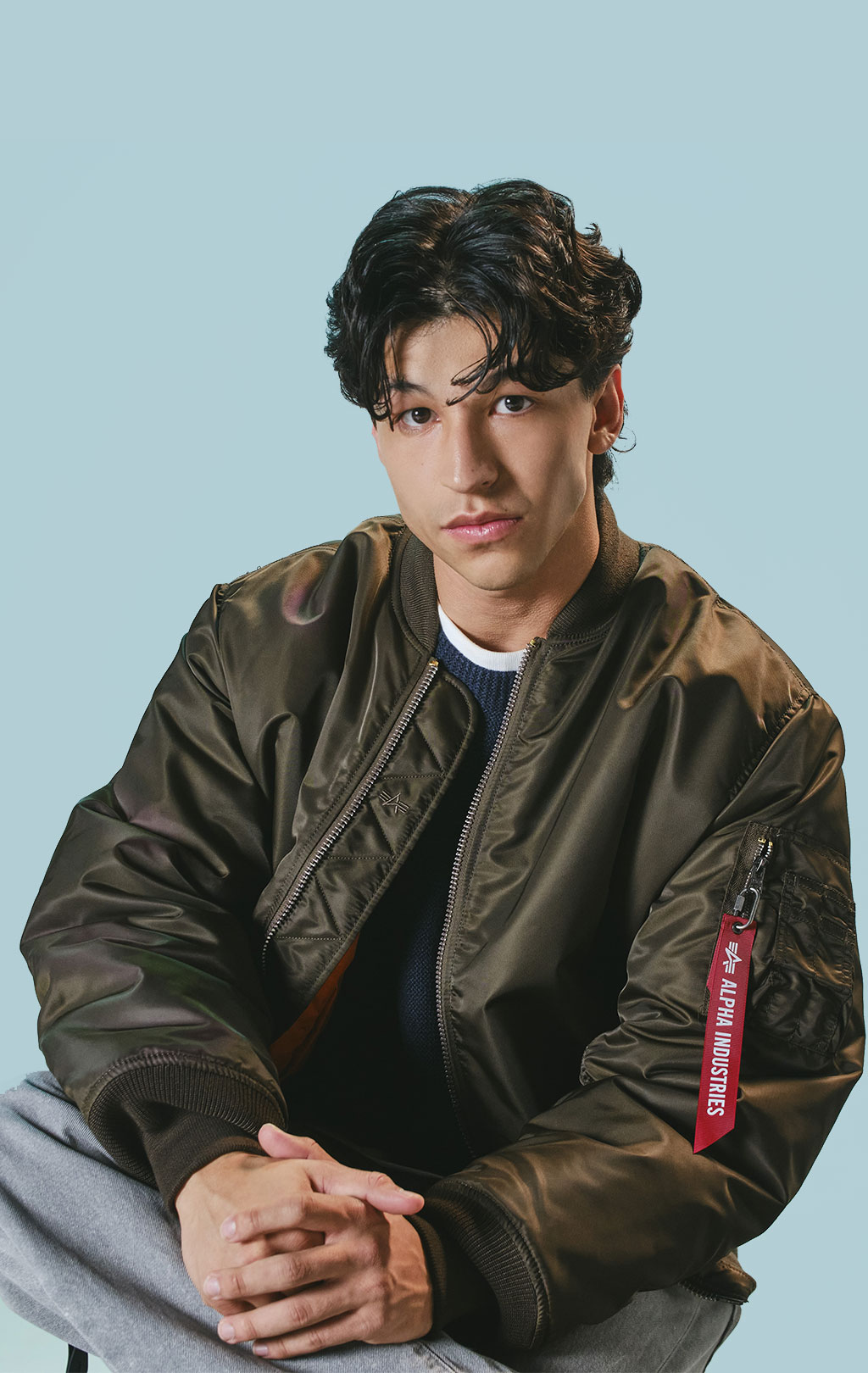 Бомбер ALPHA INDUSTRIES MA-1 original fit FW 25/26 espresso 