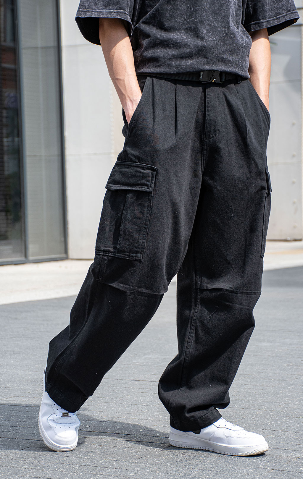 Брюки-карго ALPHA INDUSTRIES AIRCRAFT PANT black 