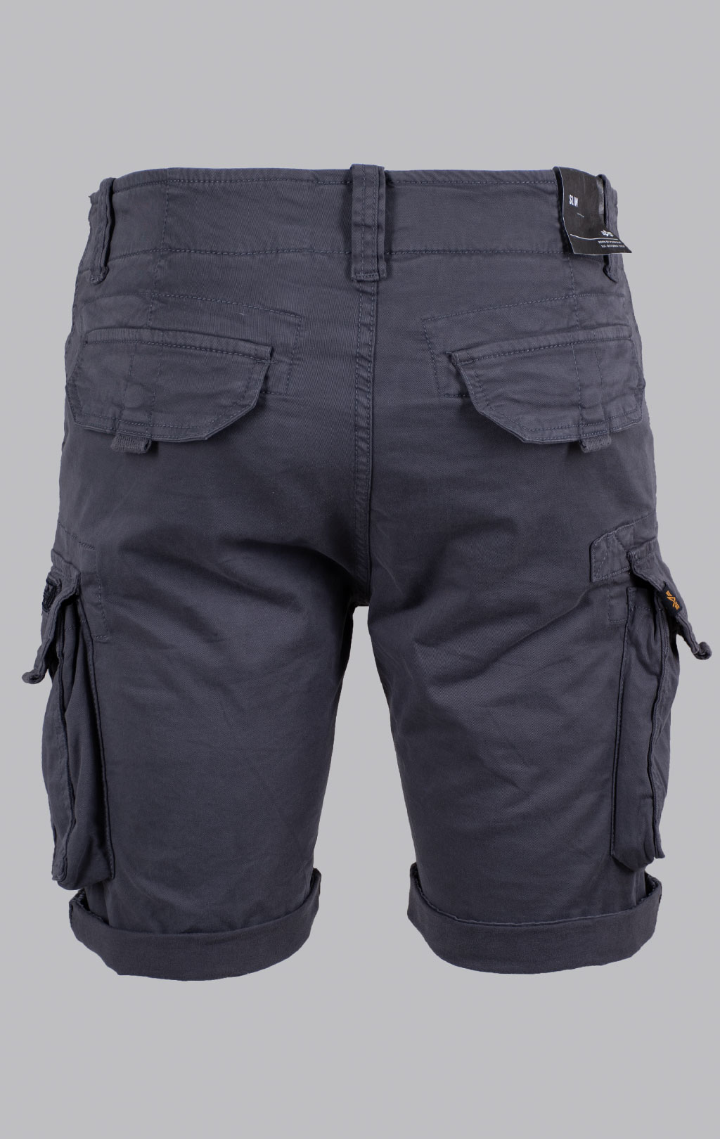 Шорты карго ALPHA INDUSTRIES CREW SHORT vintage grey 