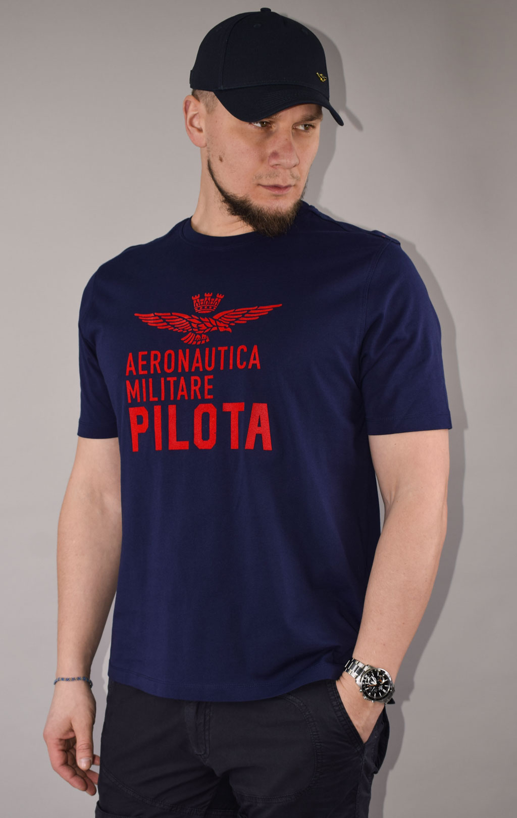 Футболка AERONAUTICA MILITARE FW 22/23/TR blue navy (TS 1990) 