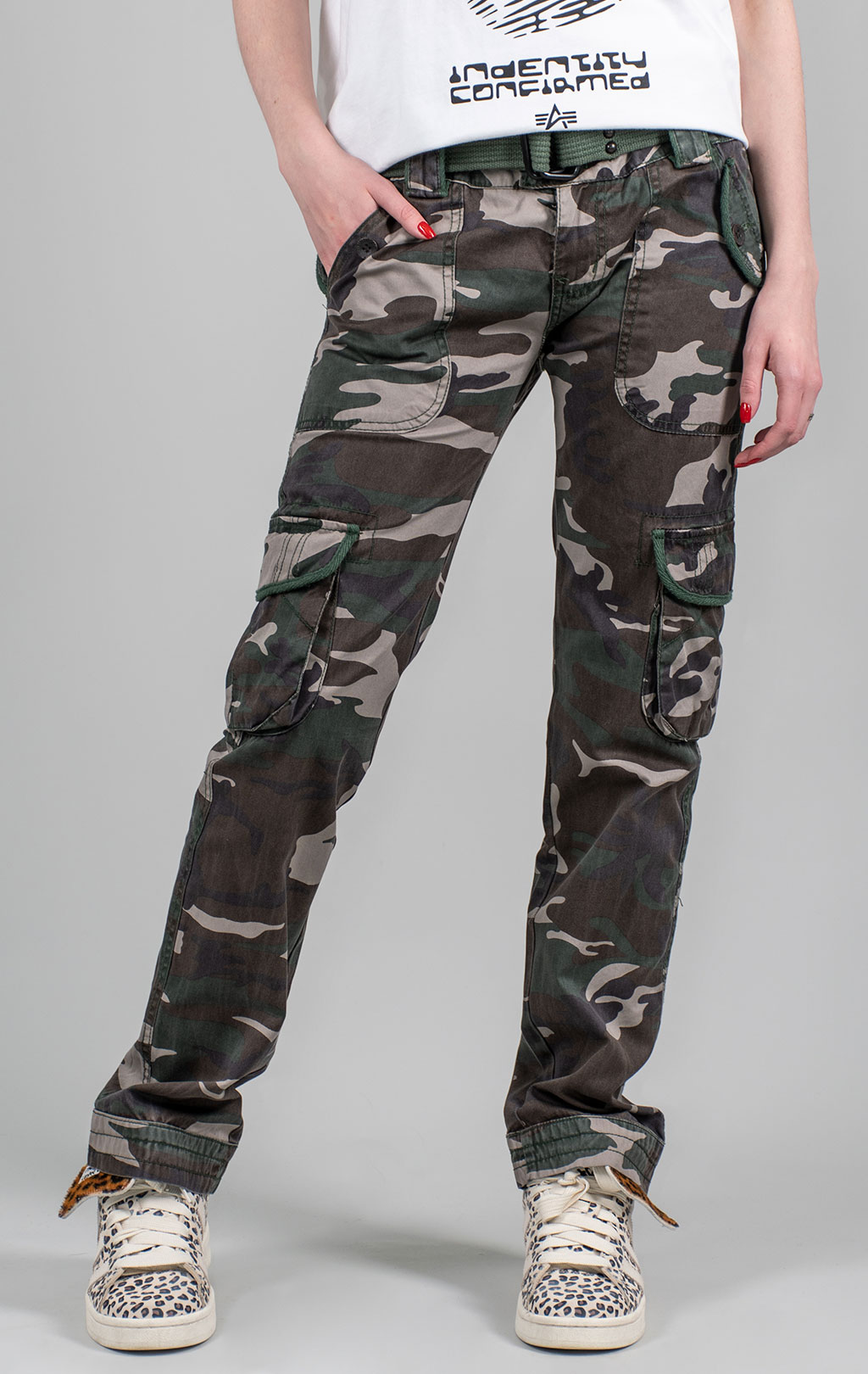 Женские брюки-карго Surplus LADIES PREMIUM camo woodland 
