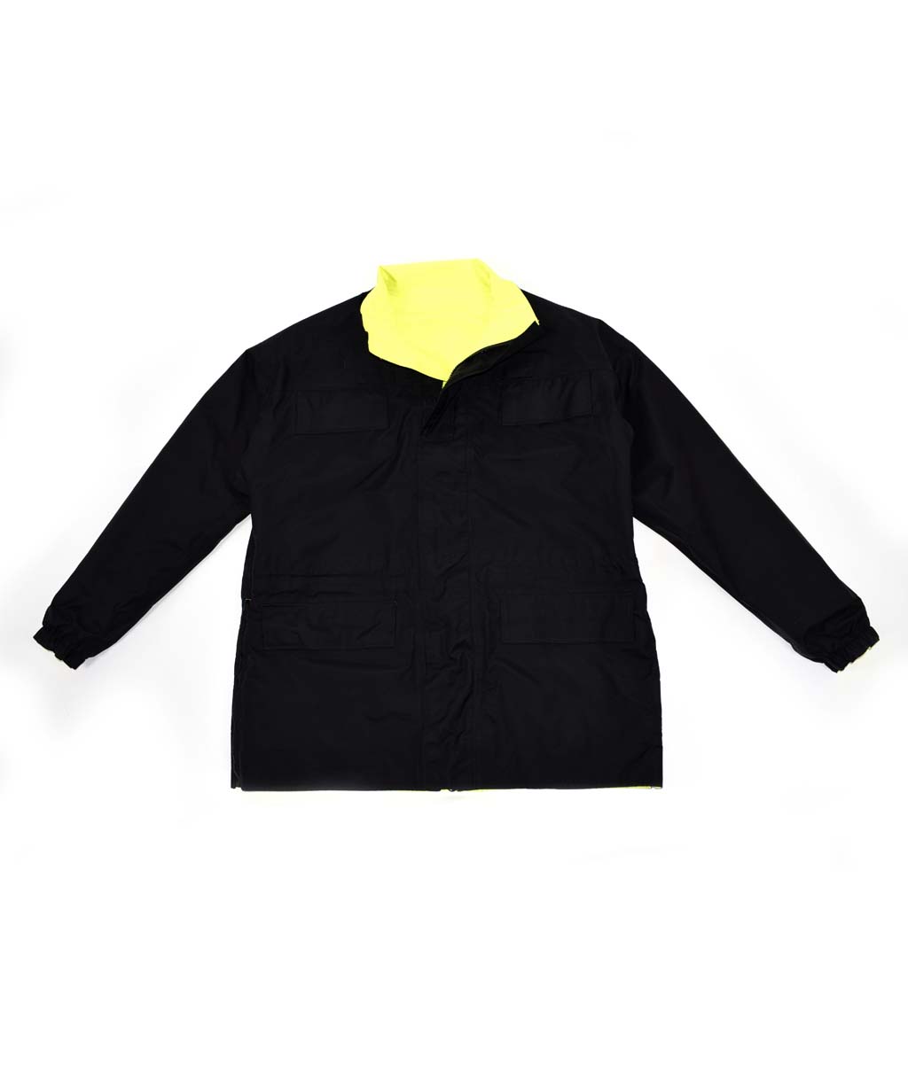 Куртка светоотражающая двусторонняя yellow/black б/у Англия