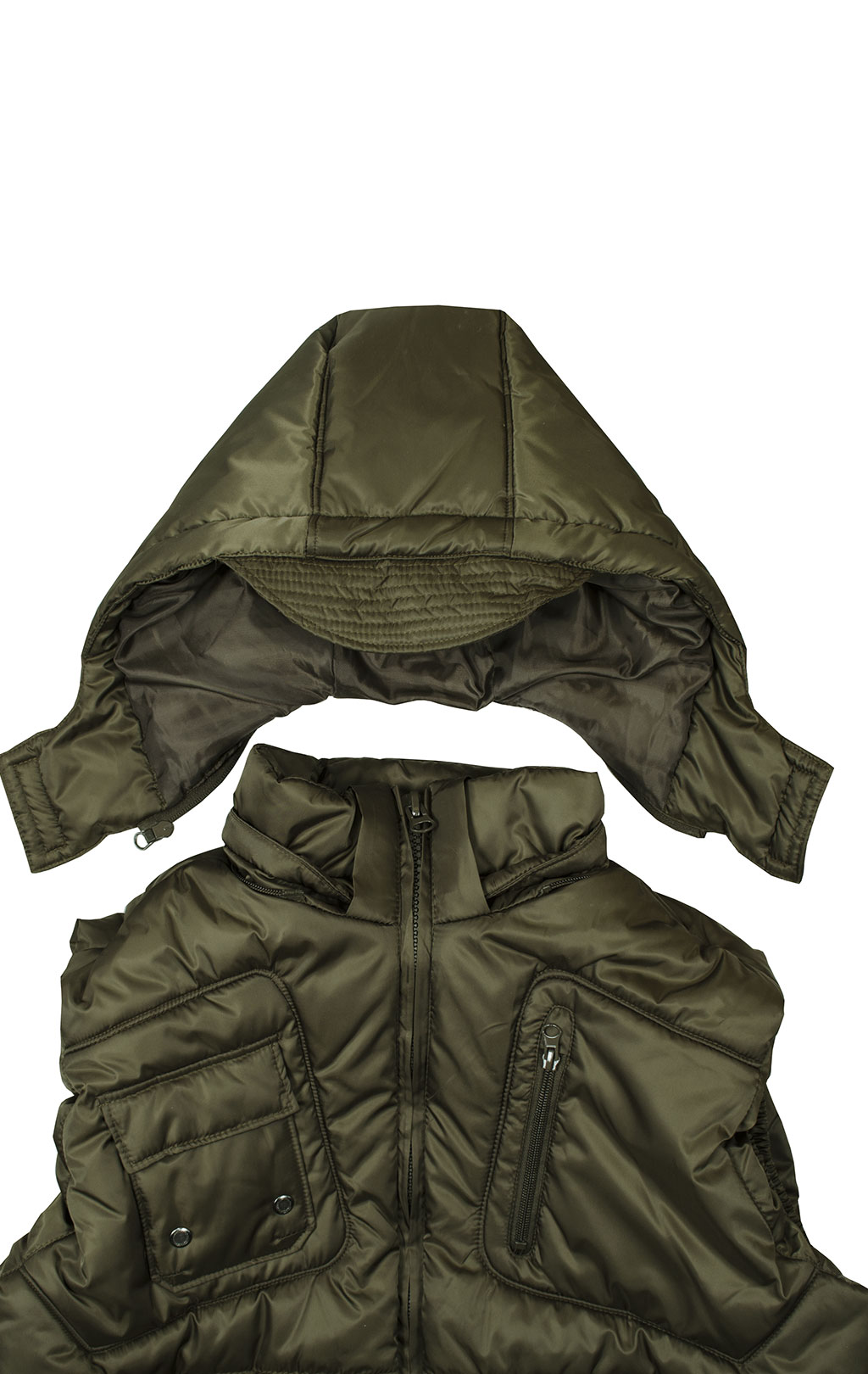 Жилет Mil-Tec с капюшоном olive 