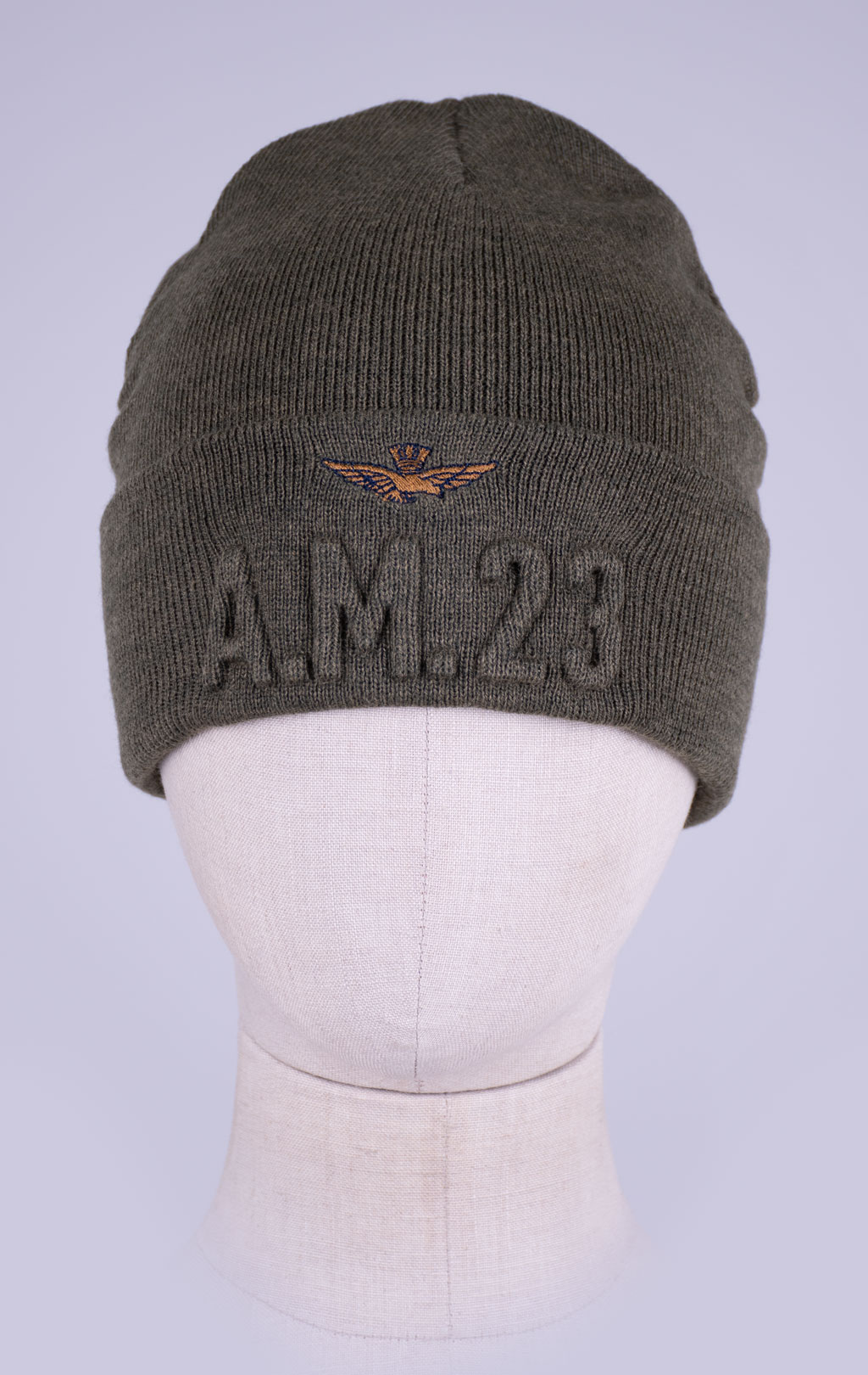 Шапка вязаная AERONAUTICA MILITARE FW 26/27/CN olivine (CU 0099) 