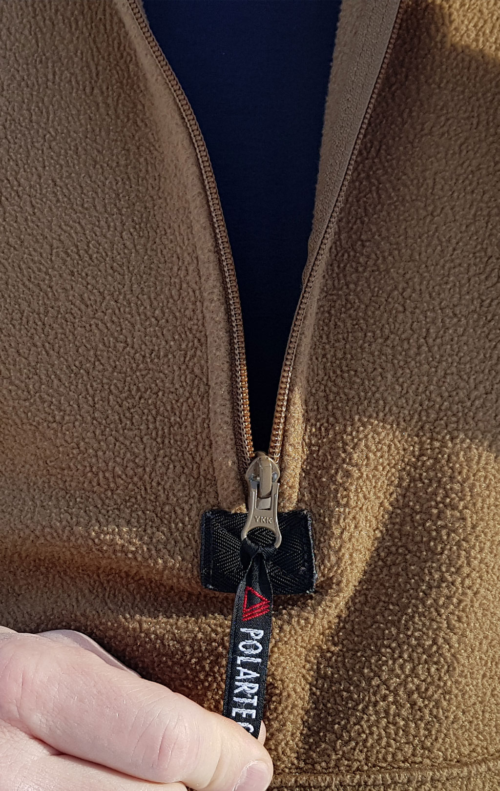 Флис 1/2 zip армейский POLARTEC USMC brown б/у США