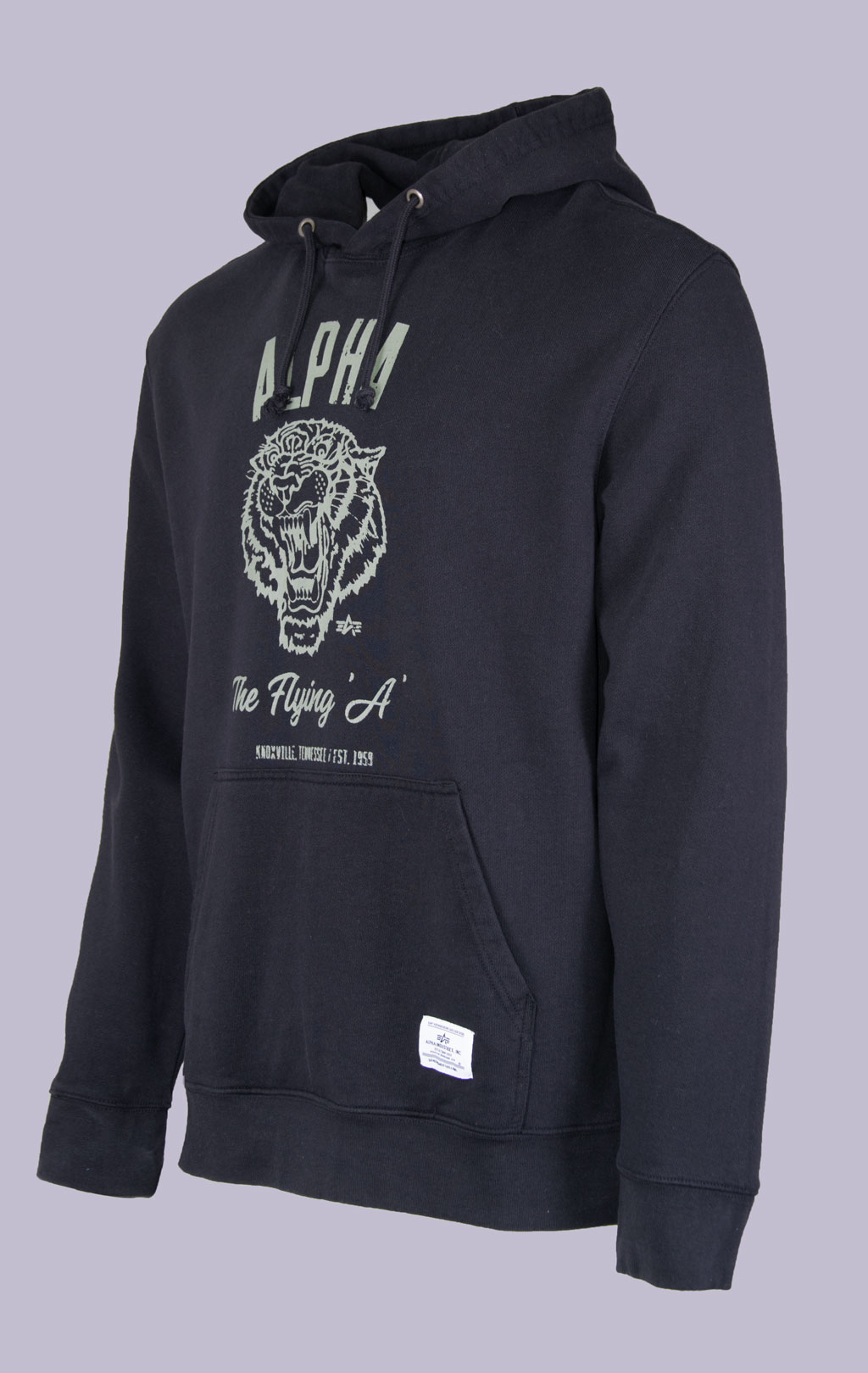 Толстовка ALPHA INDUSTRIES ALPHA TIGER HOODIE SS 24 m black 