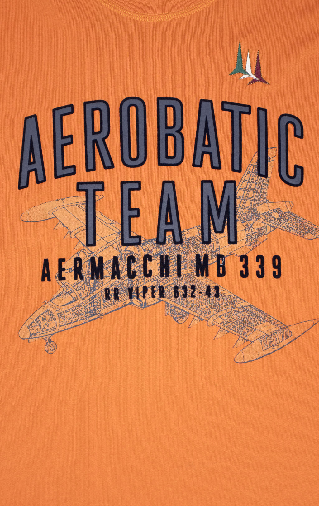Футболка AERONAUTICA MILITARE SS 24/BD carrot orange (TS 2219) 