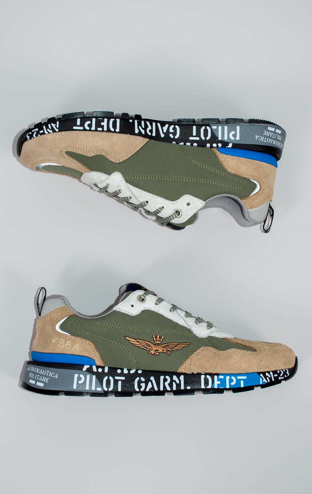 Кроссовки AERONAUTICA MILITARE (SC 276) SS 25/CN agave/mouton 