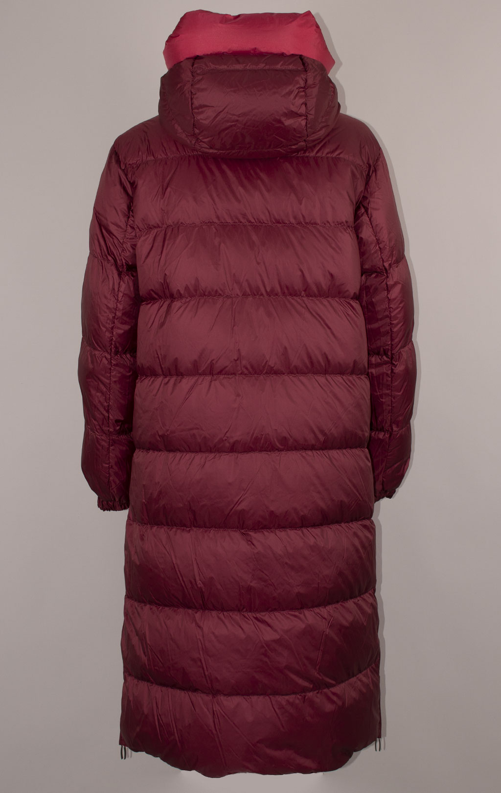 Женское пальто пуховое PARAJUMPERS SLEEPING BAG двустороннее FW 24/25 cerise-amarone 
