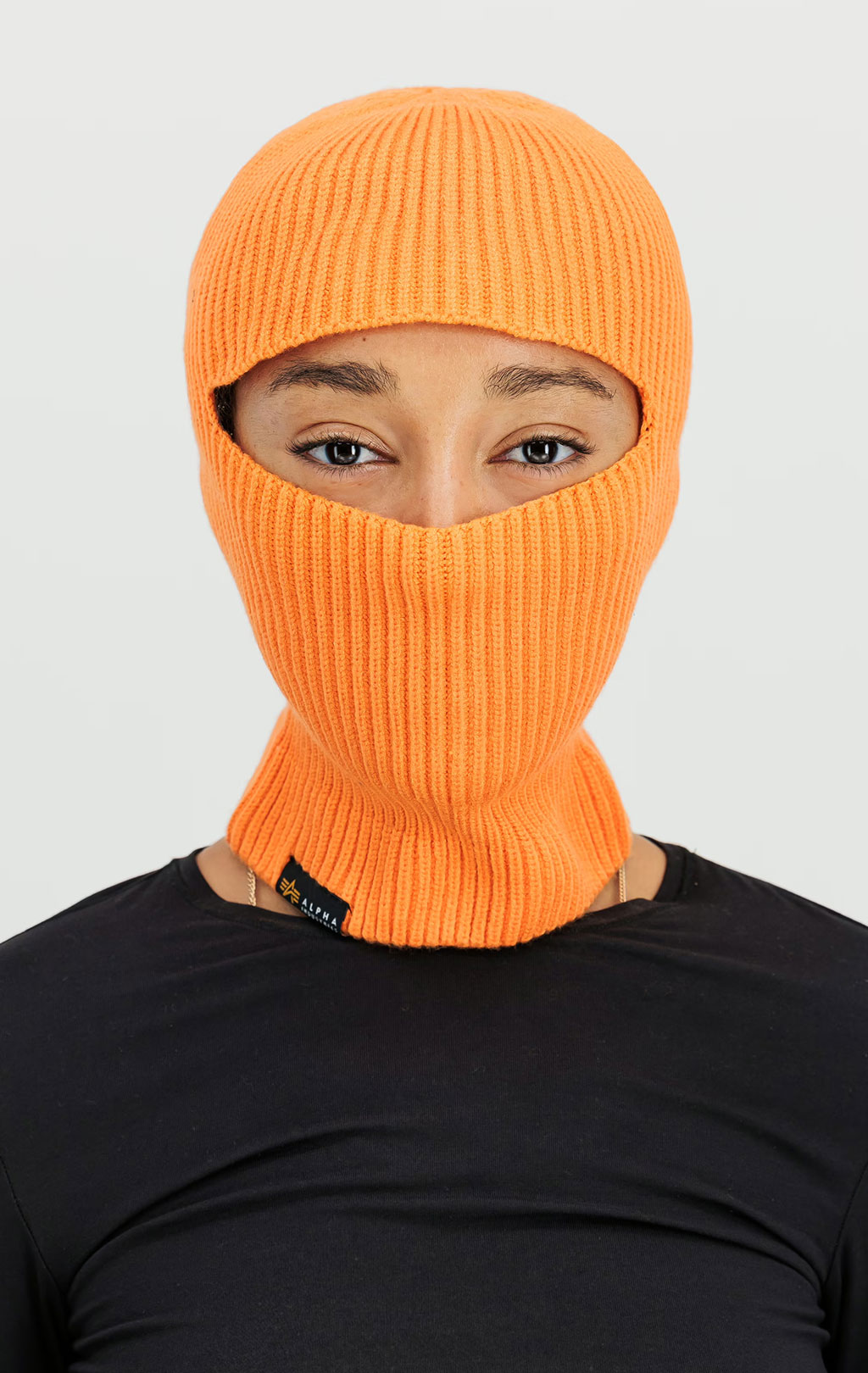 Балаклава ALPHA INDUSTRIES LABEL BALACLAVA Alpha orange 
