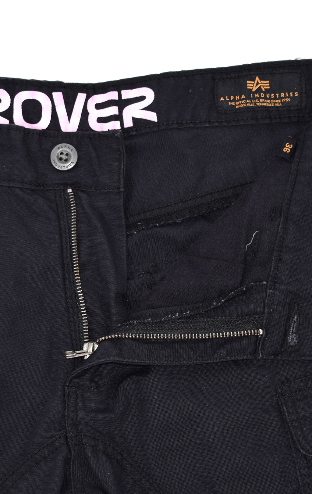 Брюки-карго ALPHA INDUSTRIES ROVER black 