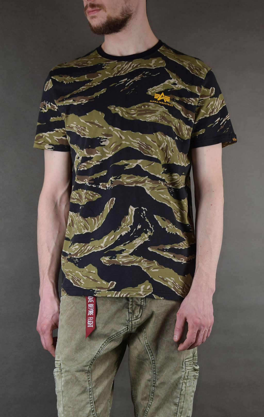 Футболка ALPHA INDUSTRIES TIGER CAMO T camo tiger 