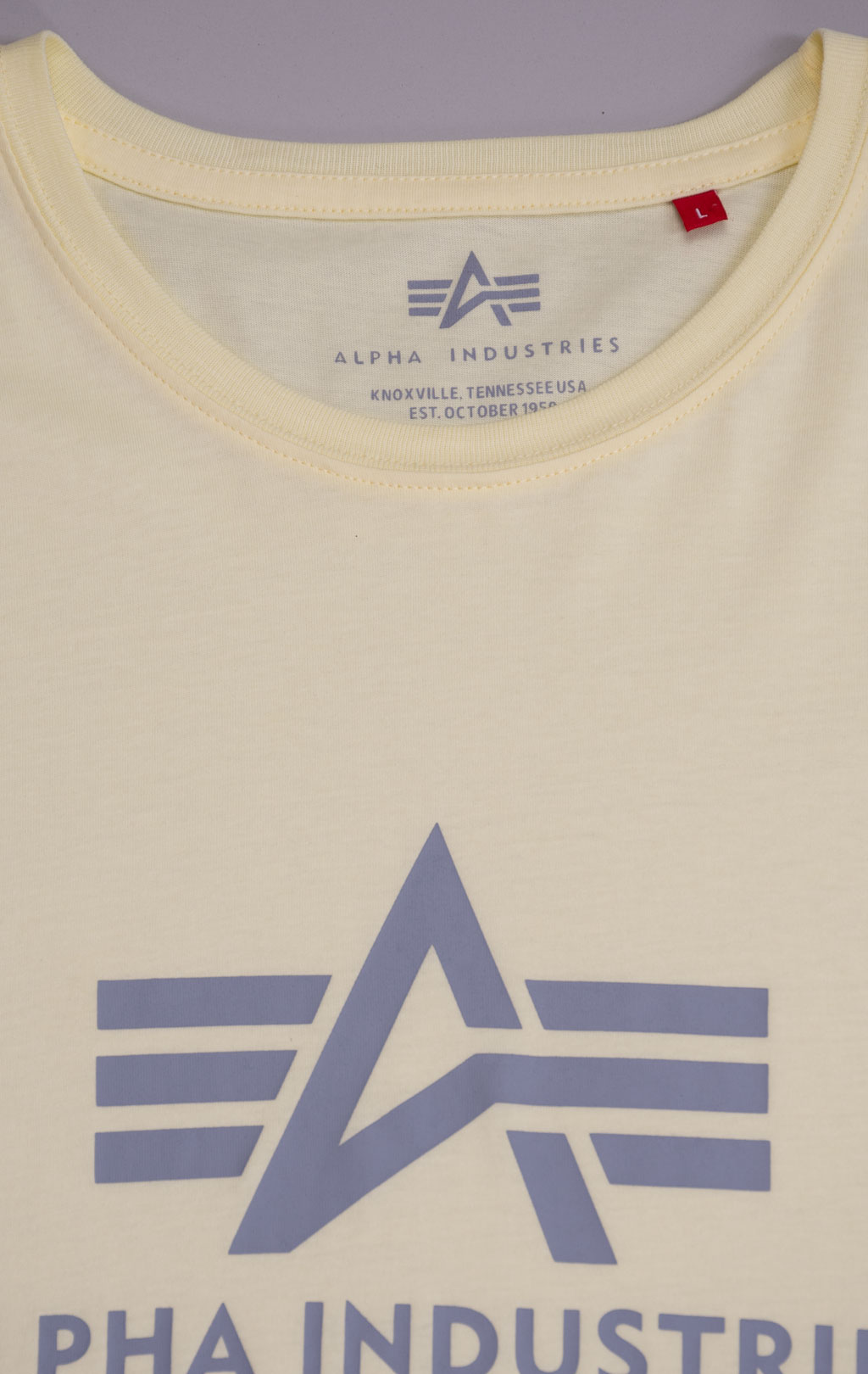 Футболка ALPHA INDUSTRIES BASIC T retro yellow 