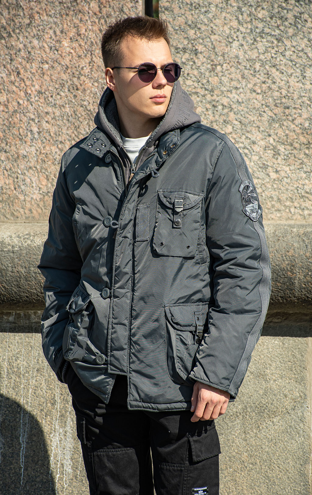 Куртка ALPHA INDUSTRIES COBBS-II gun metal 