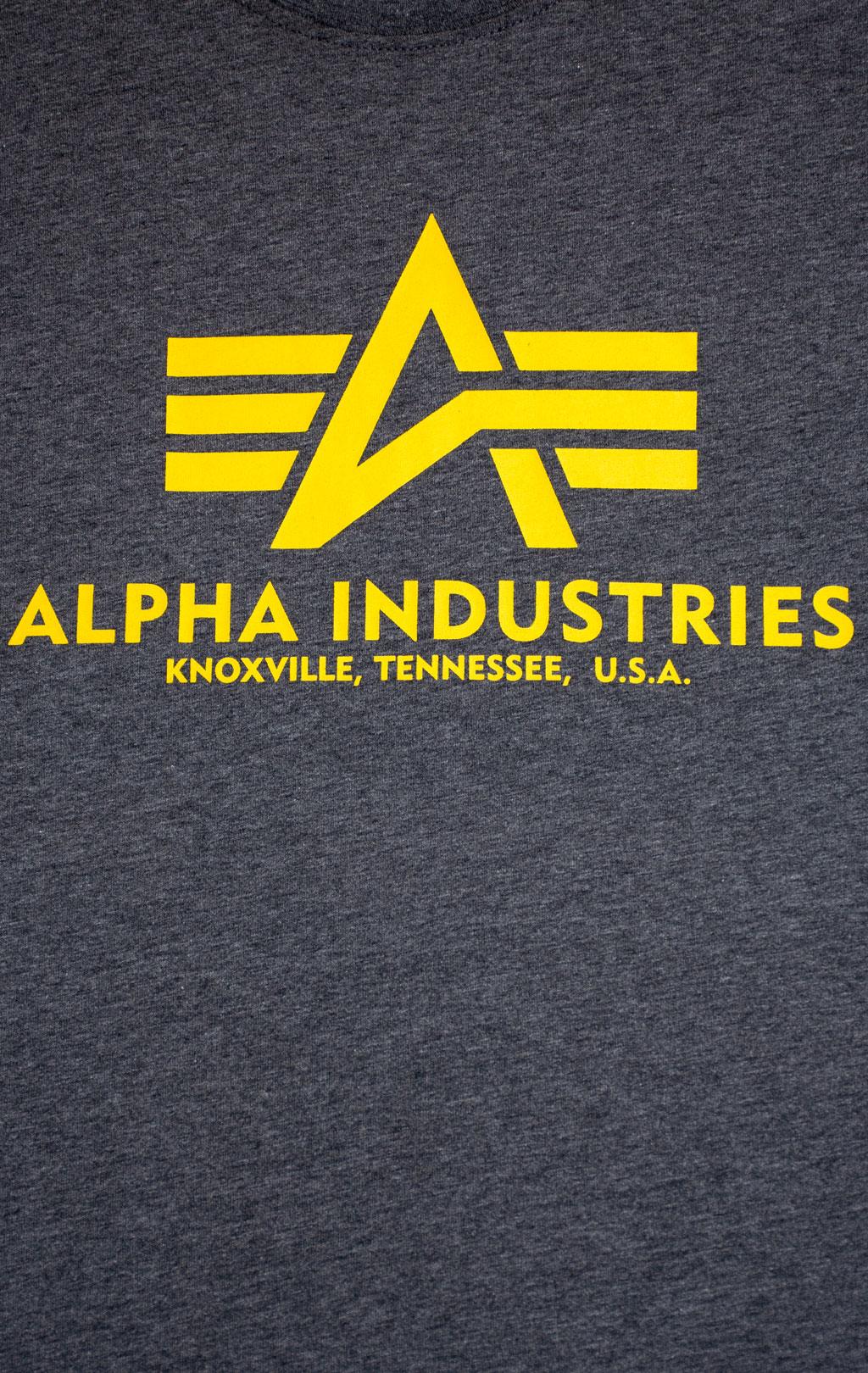 Футболка ALPHA INDUSTRIES BASIC T charcoal heather 
