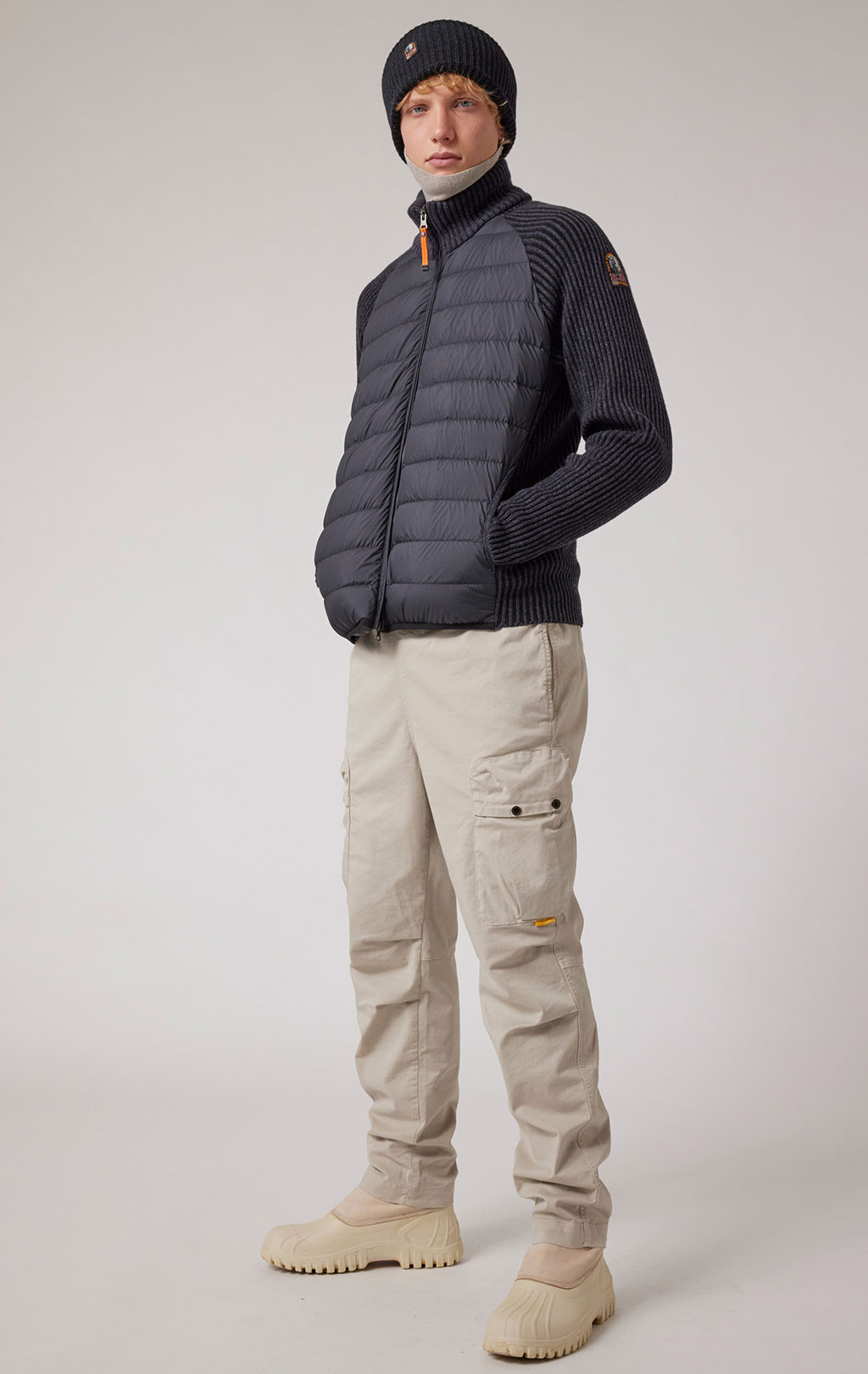 Свитер комбинированный PARAJUMPERS OLMO FW 24/25 black 