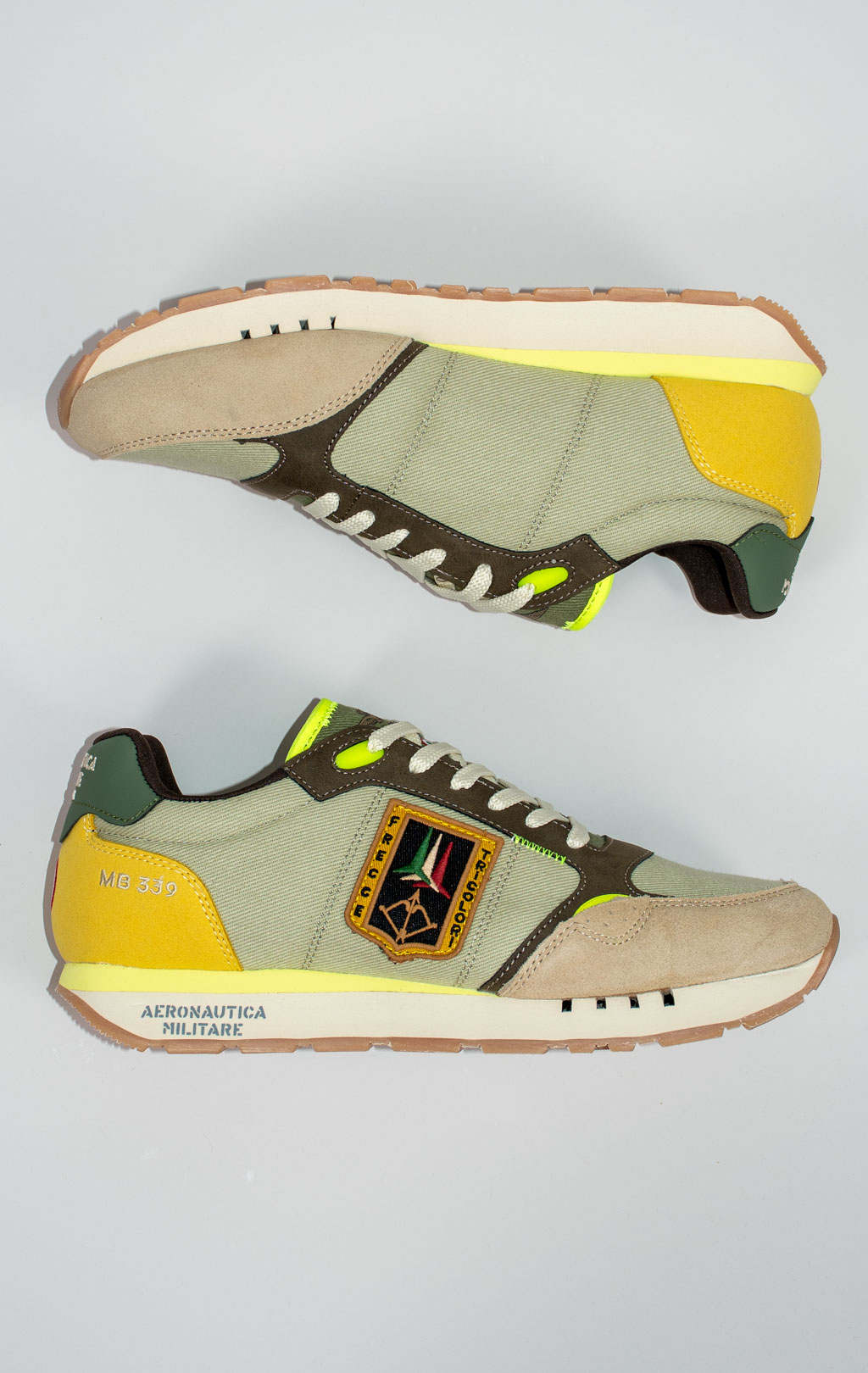 Кроссовки AERONAUTICA MILITARE (SC 292) SS 25/CN bamboo/agave 