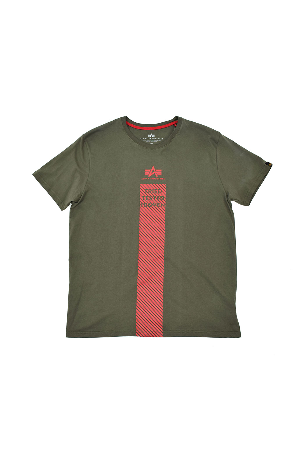 Футболка ALPHA INDUSTRIES SAFETY LINE T dark olive 