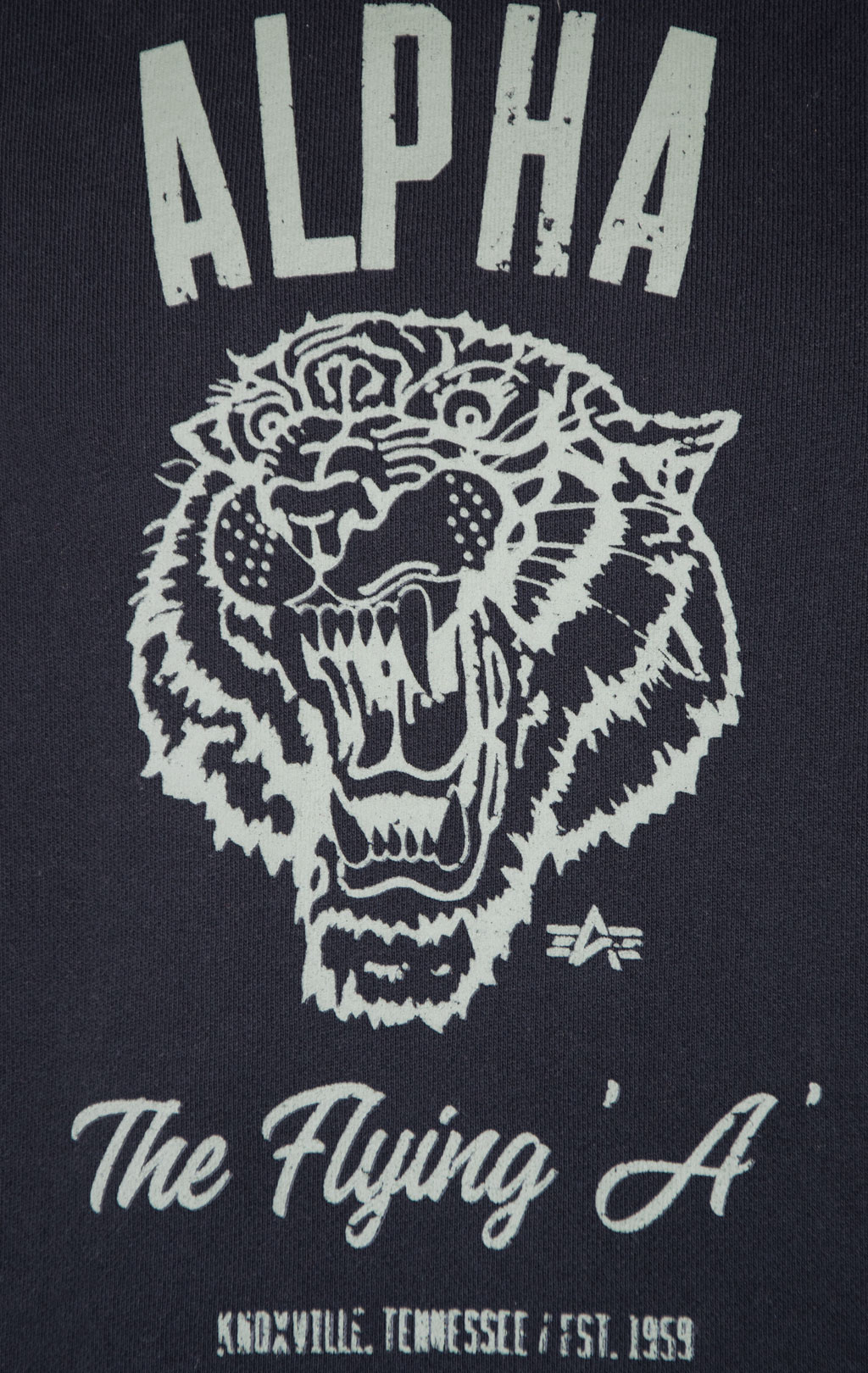 Толстовка ALPHA INDUSTRIES ALPHA TIGER HOODIE SS 24 m black 