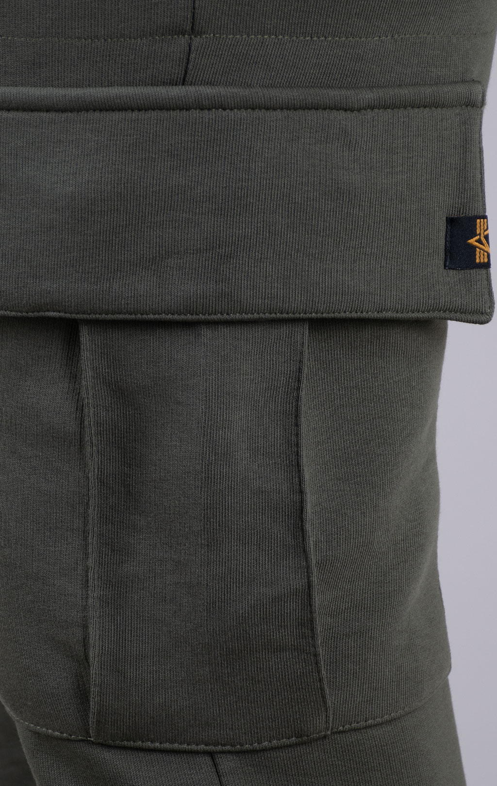 Брюки спортивные джоггеры ALPHA INDUSTRIES TERRY JOGGER dark olive 