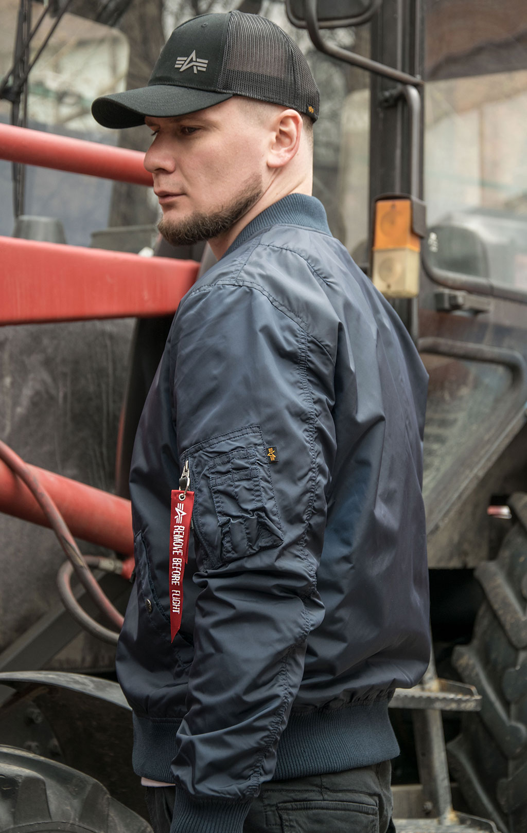 Ветровка-бомбер ALPHA INDUSTRIES MA-1 TT rep. blue 