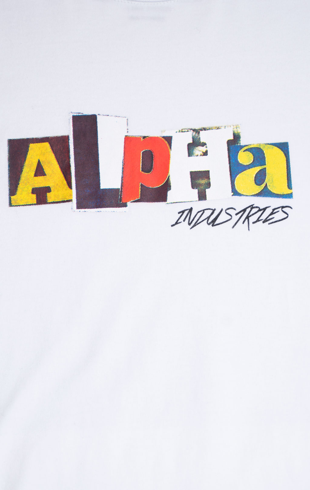 Футболка ALPHA INDUSTRIES ALPHA RANSOM TEE SS 24 white 