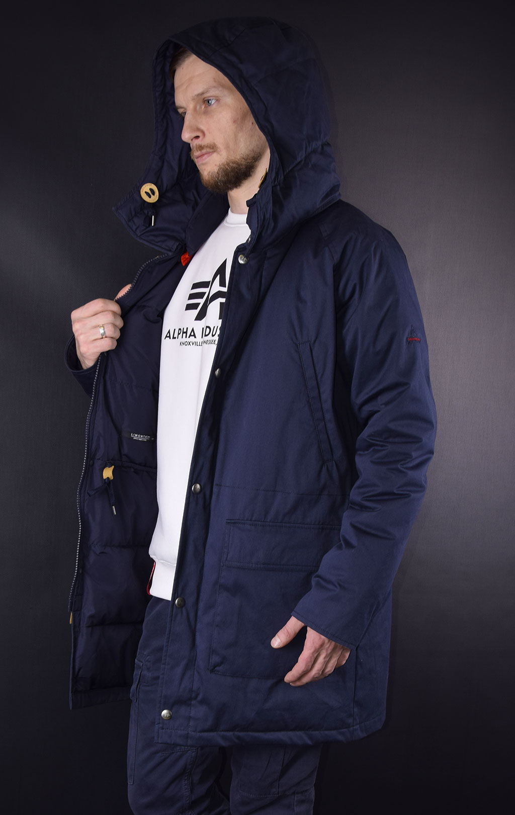 Парка HOLUBAR DEER HUNTER LONG new blue 