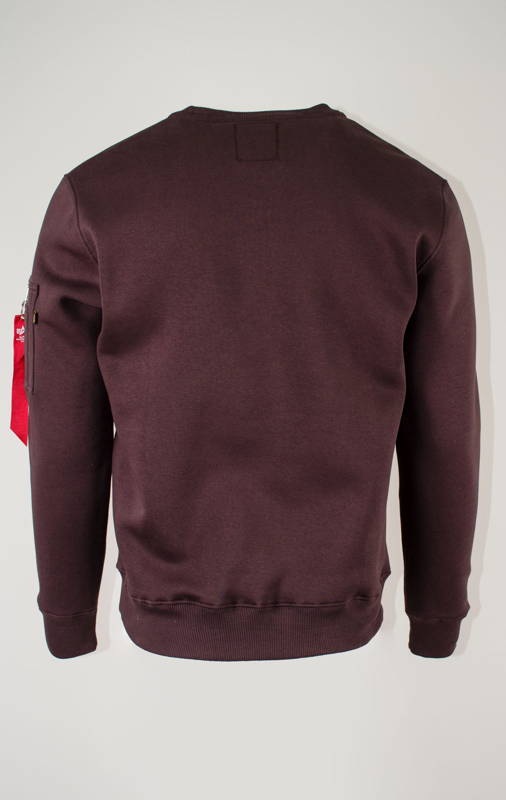 Свитшот ALPHA INDUSTRIES ALPHA LABEL SWEATER hunter brown 
