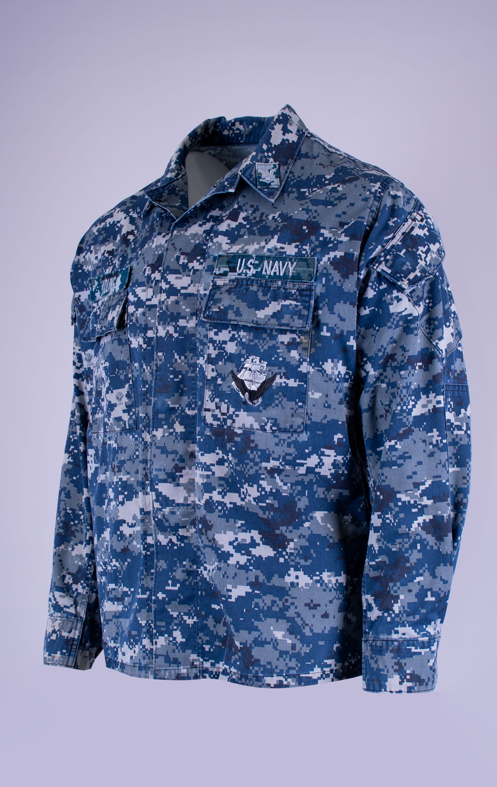 Китель полевой NWU digital navy б/у США