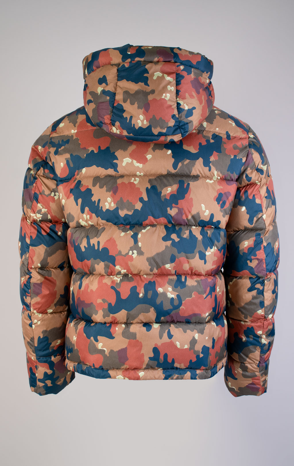 Куртка с капюшоном BLAUER BURTON ECO FW 25/26 tabacco swiss camo (C02153) 