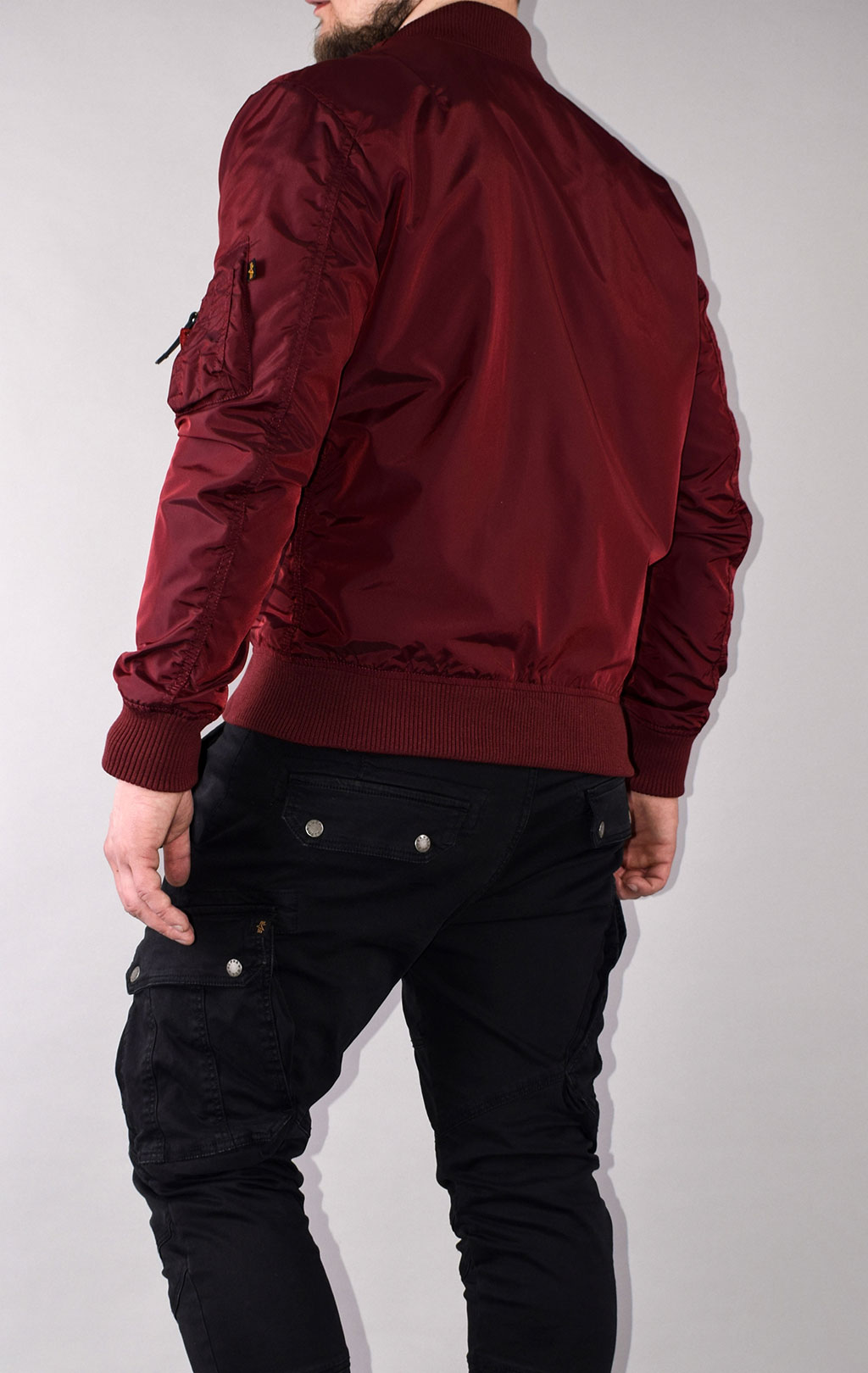 Ветровка-бомбер ALPHA INDUSTRIES MA-1 TT burgundy 