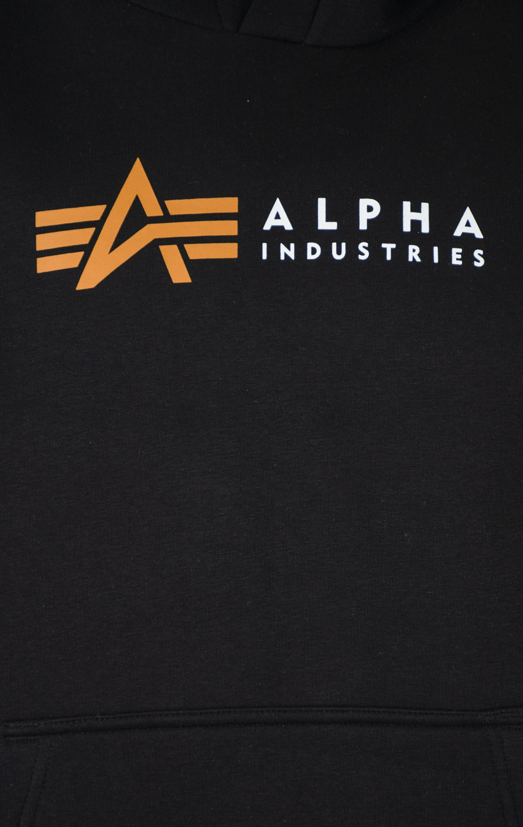 Толстовка ALPHA INDUSTRIES ALPHA LABEL HOODY black 