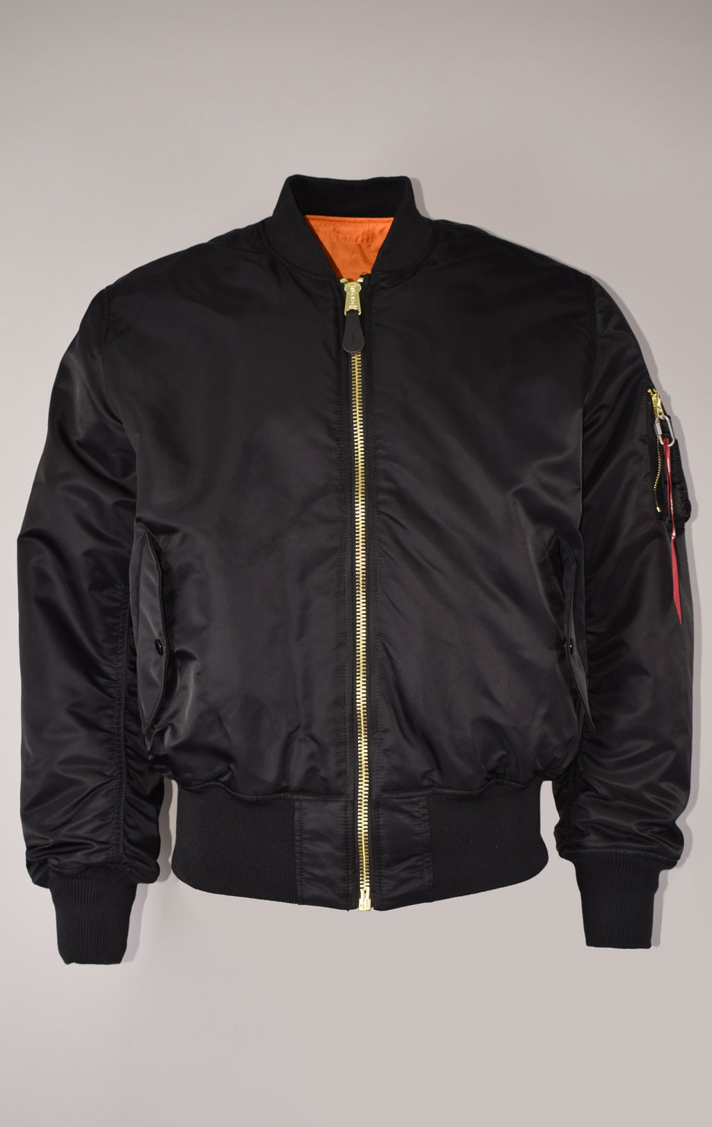 Бомбер ALPHA INDUSTRIES MA-1 original fit FW 23/24 m black 