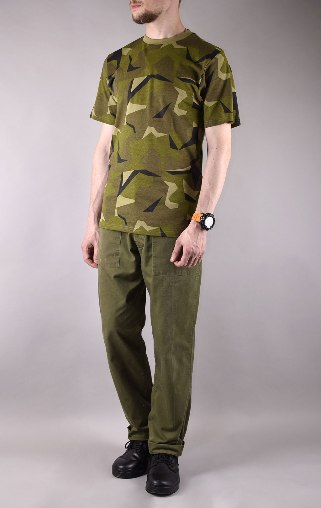 Футболка полевая shwedish camo 