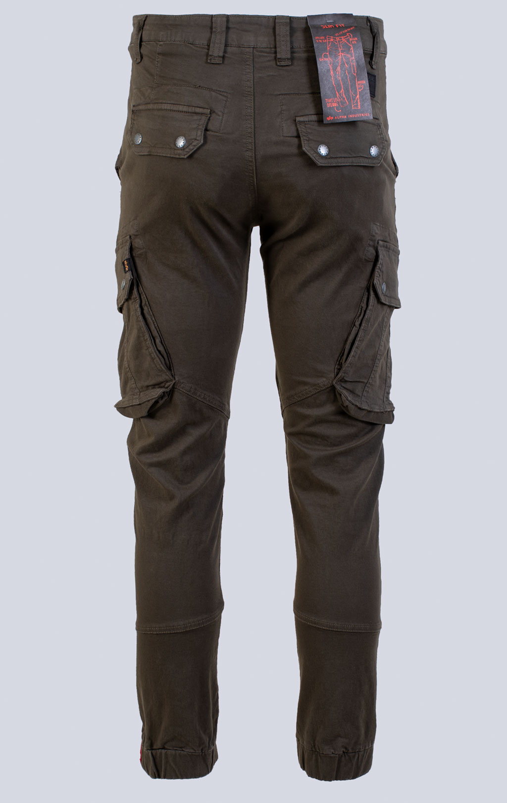 Брюки-карго ALPHA INDUSTRIES COMBAT LW greyblack 