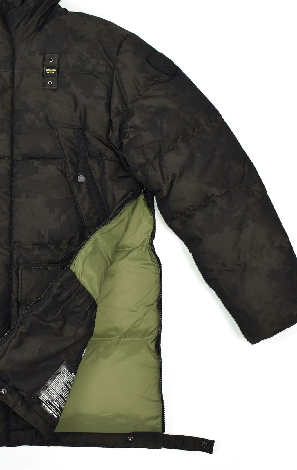 Куртка-пуховик BLAUER BLOUSON FW 19/20 camo (005498) 