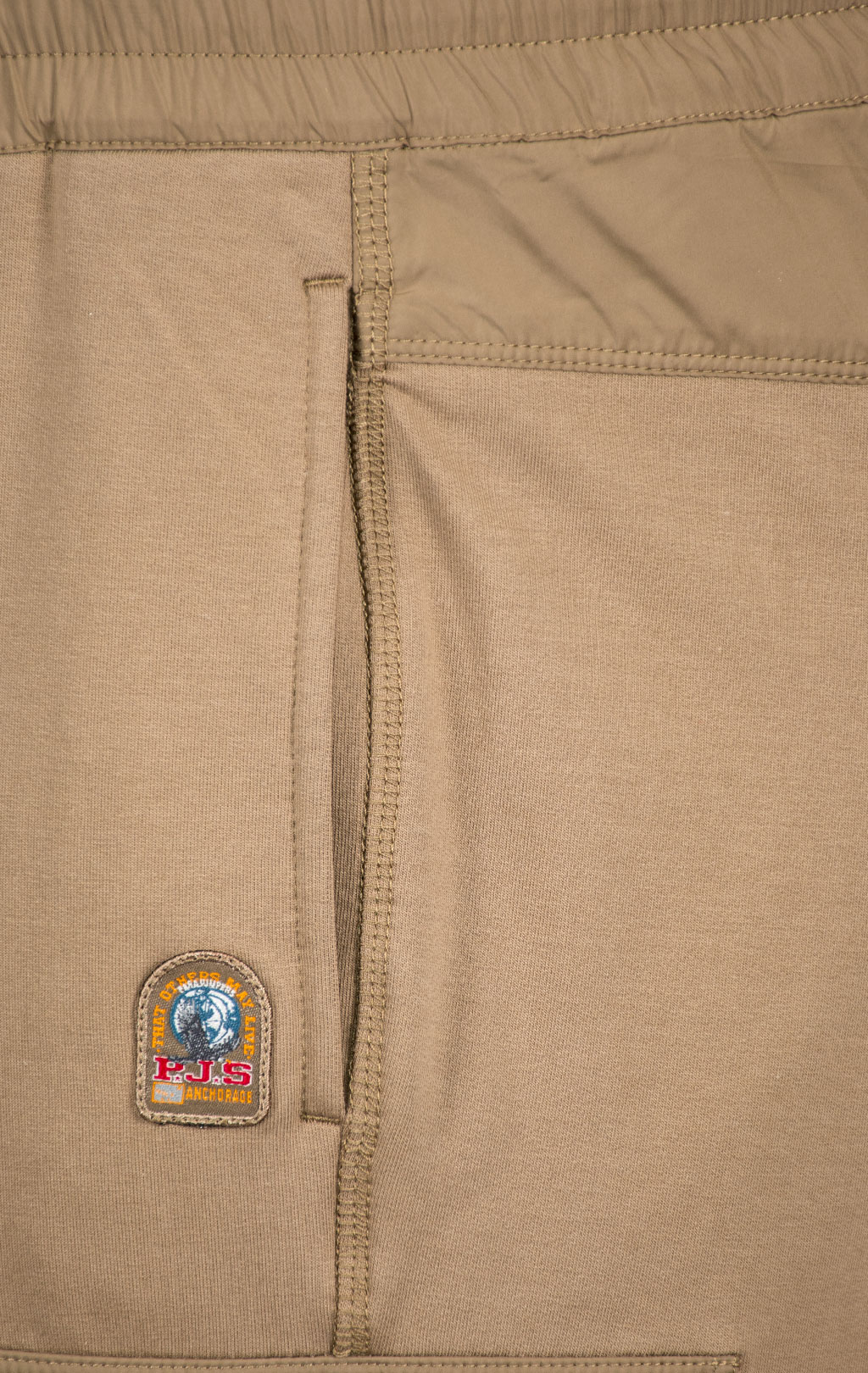 Брюки джоггеры трикотажные PARAJUMPERS KENNET с карманами SS 25 m earth 