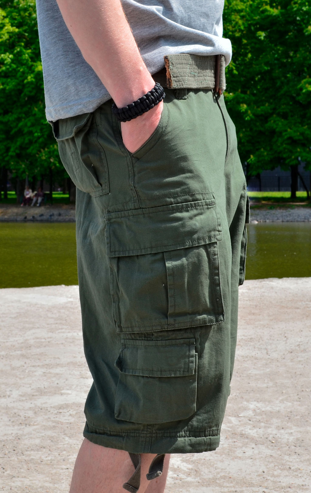 Шорты карго Surplus DIVISION olive 