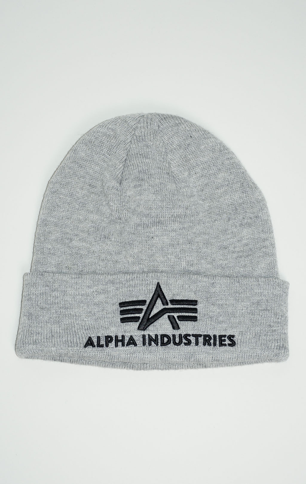 Шапка ALPHA INDUSTRIES 3D BEANIE grey heather 