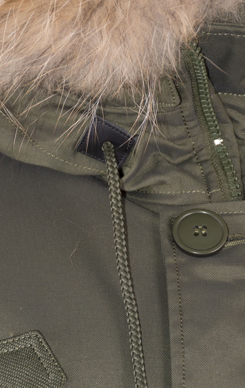 Аляска ALPHA INDUSTRIES POLAR big size натур. мех dark green 