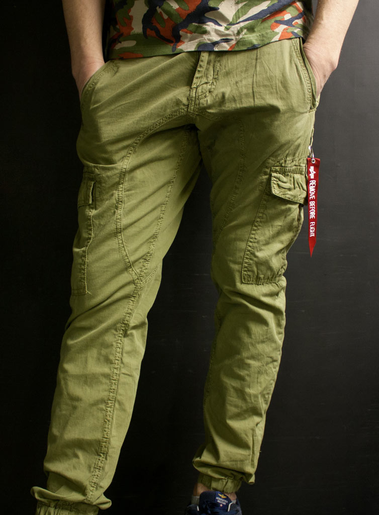 Брюки-карго ALPHA INDUSTRIES FUEL olive 