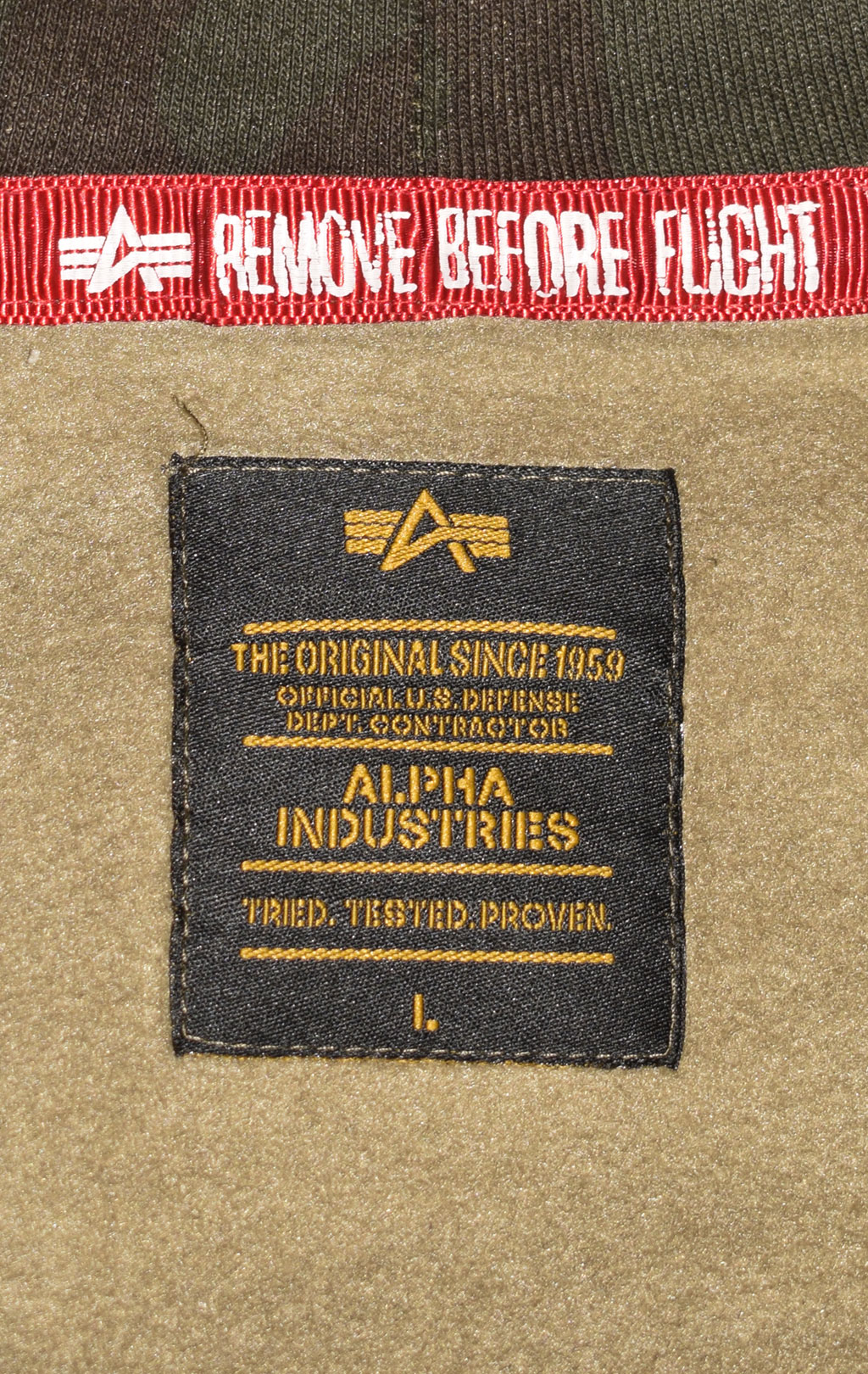 Толстовка ALPHA INDUSTRIES BASIC HOODY camo woodland 65 