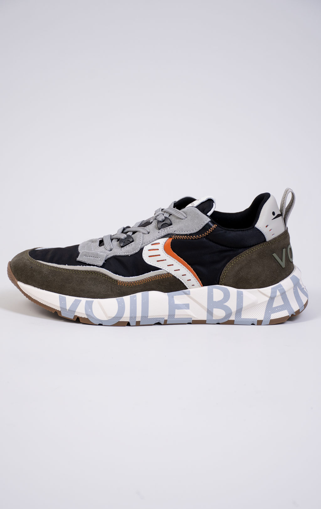 Кроссовки VOILE BLANCHE CLUB01 FW 25/26 army green/black/grey 2017465 