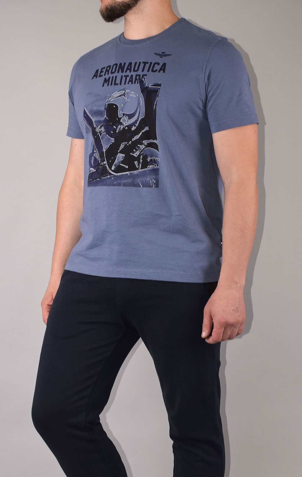 Футболка AERONAUTICA MILITARE FW 20/21/TR azul (TS 1781) 