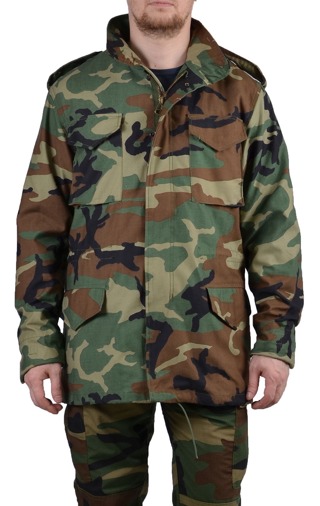Куртка ALPHA INDUSTRIES M-65 CLASSIC camo woodland 