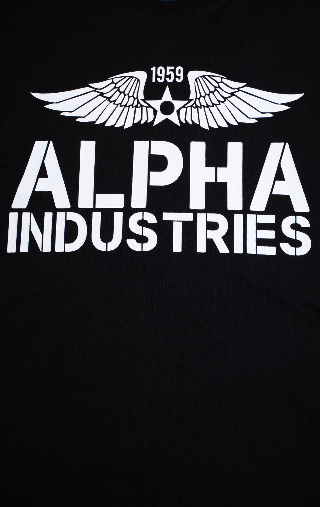 Футболка ALPHA INDUSTRIES REBEL T black 