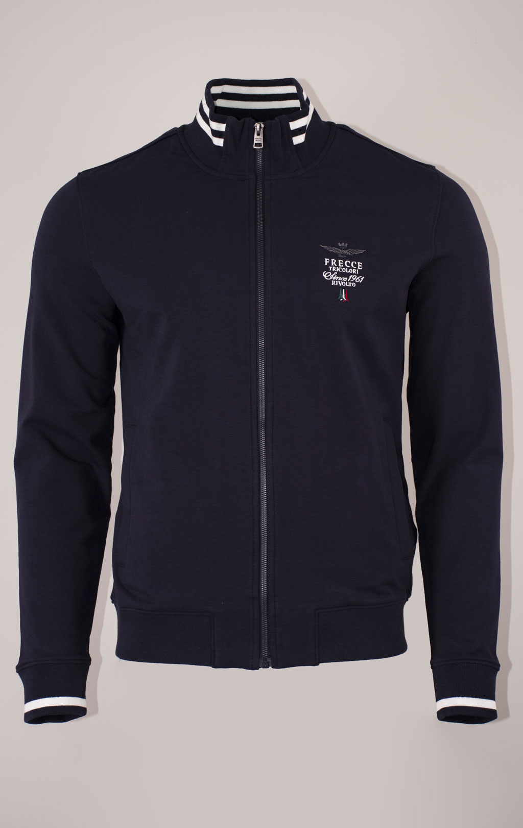 Олимпийка AERONAUTICA MILITARE SS 24 m/BD blue navy (FE 1756) 