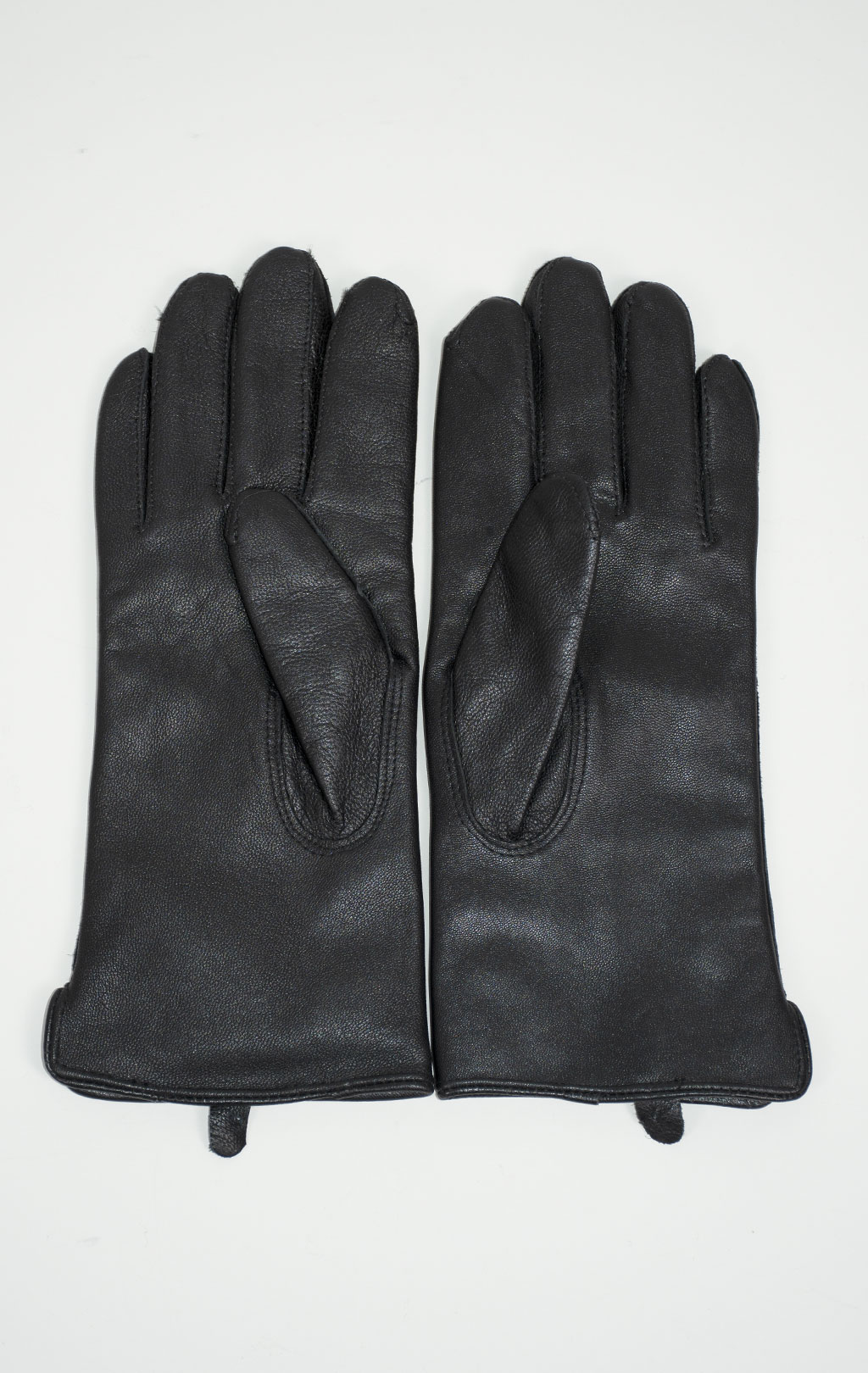 Перчатки утеплённые кожа black Голландия