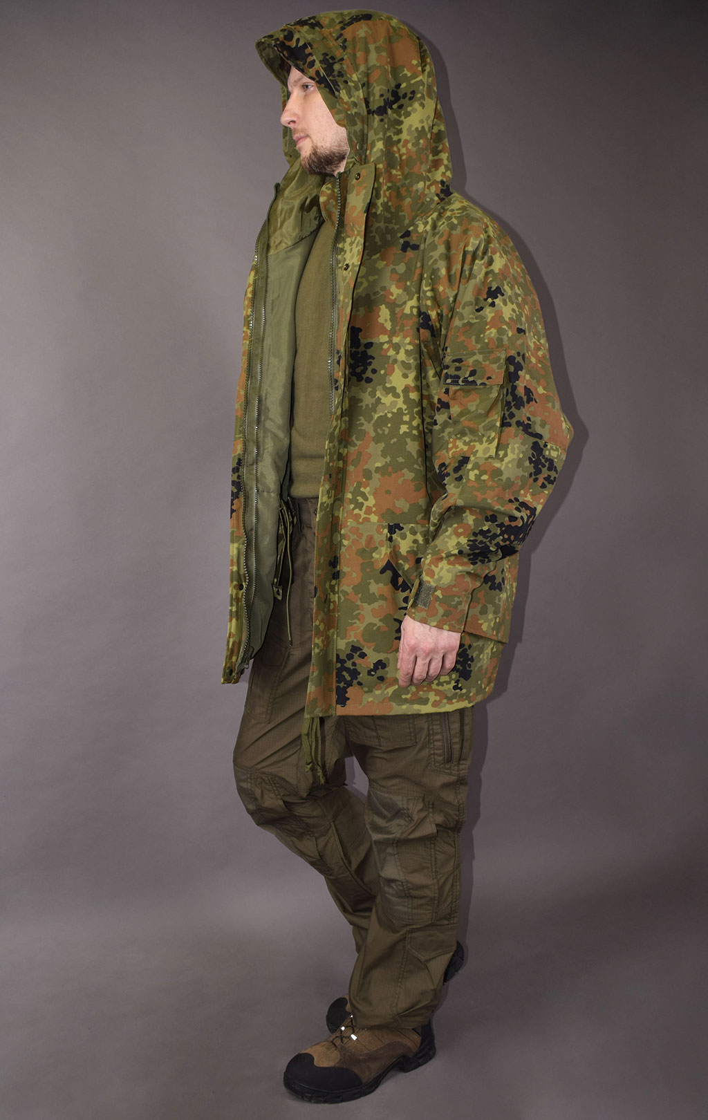 Куртка непромокаемая Mil-Tec мембрана flecktarn 